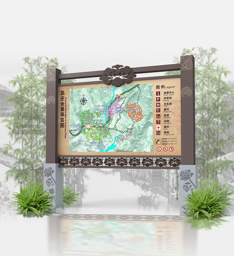 景區(qū)標(biāo)識標(biāo)牌完善系統(tǒng)，全靠這幾點2